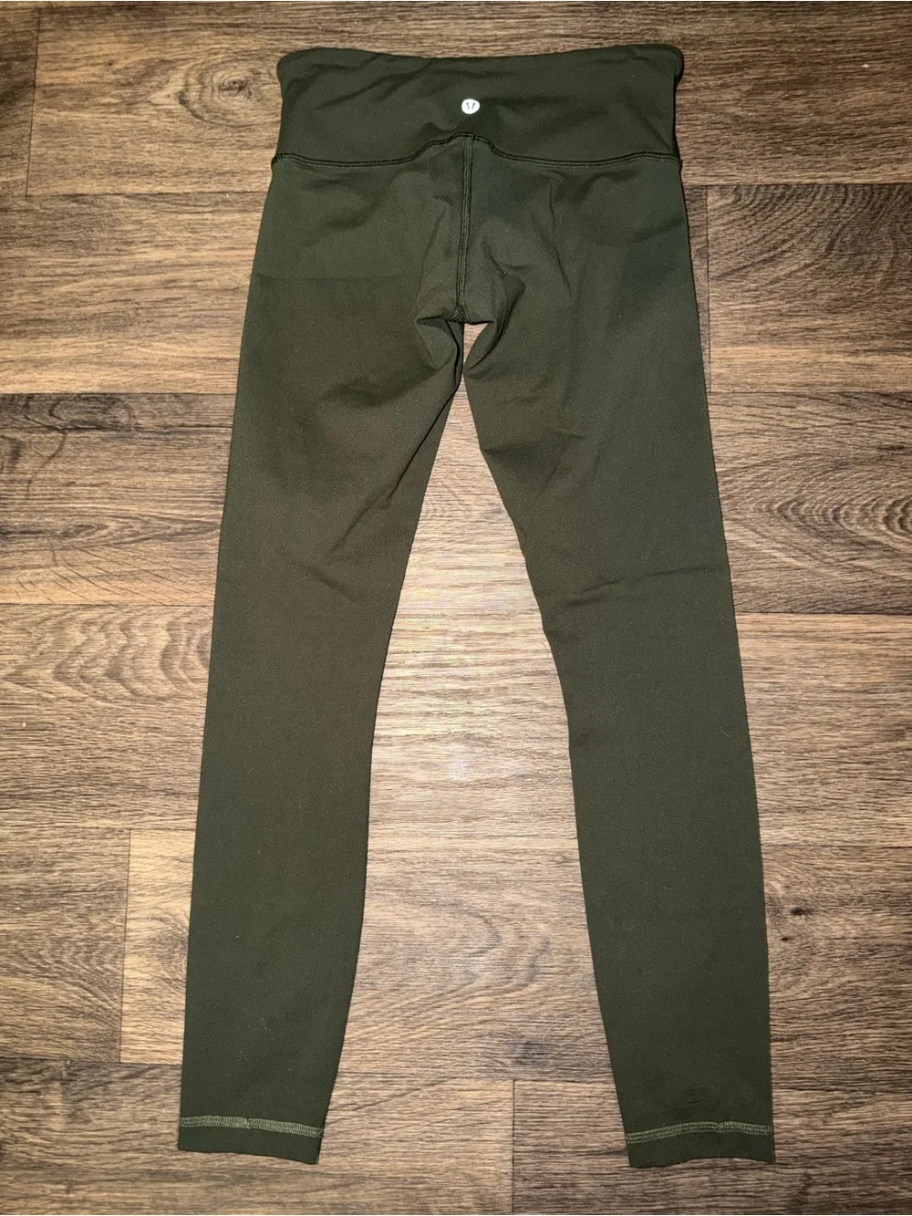Lululemon Wunder Under Low-Rise Legging Tight Full-On Luon Size 4 Dark Olive